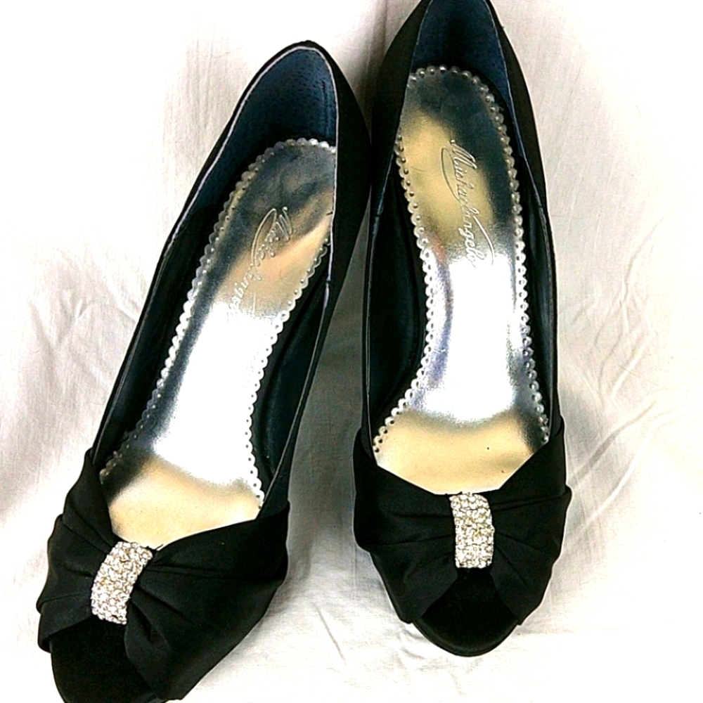 Diana Shoes, David's Bridal, Michaelangelo - Black